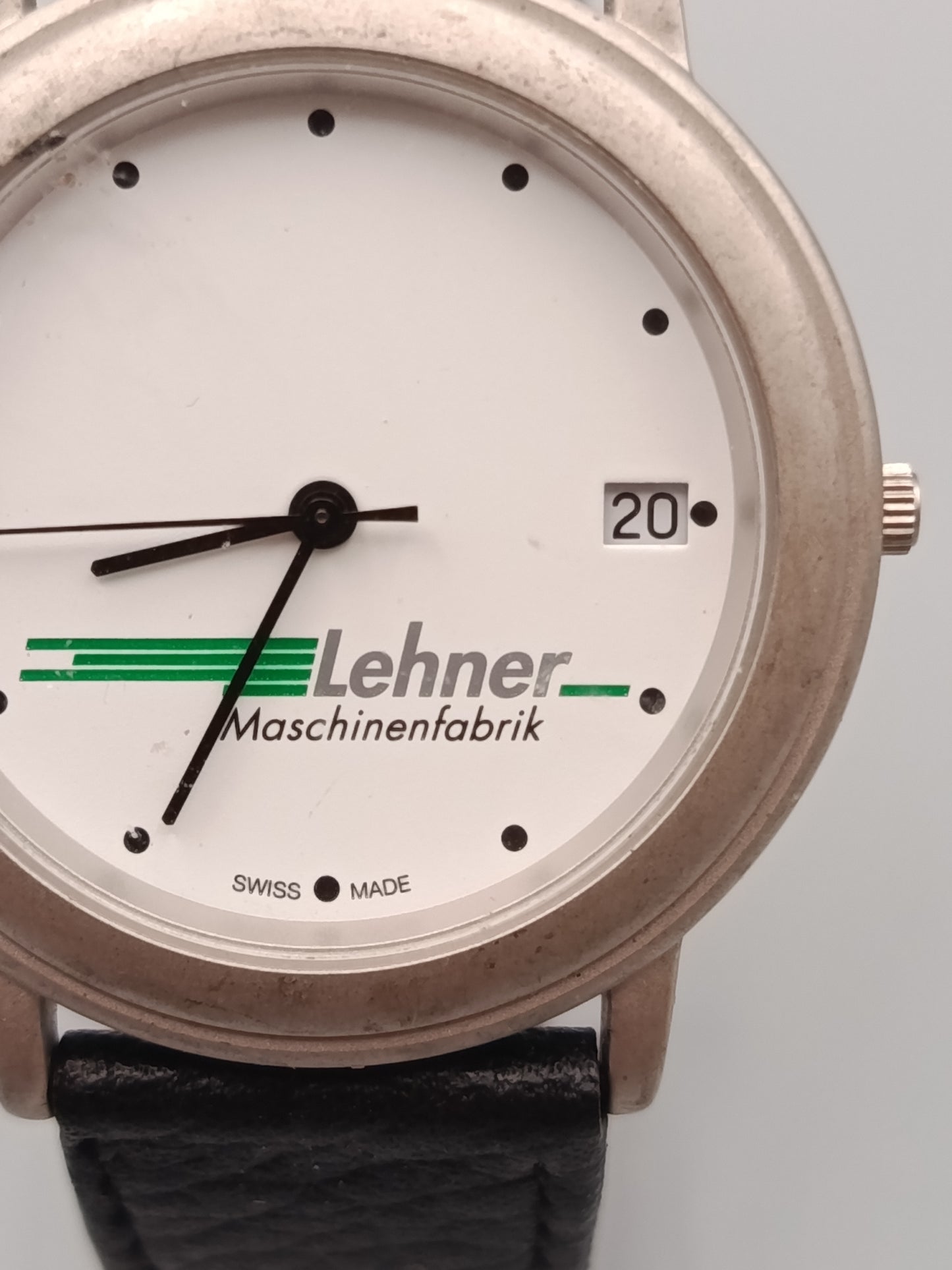 Lehner Herren Uhr Swiss Made Vintage Design