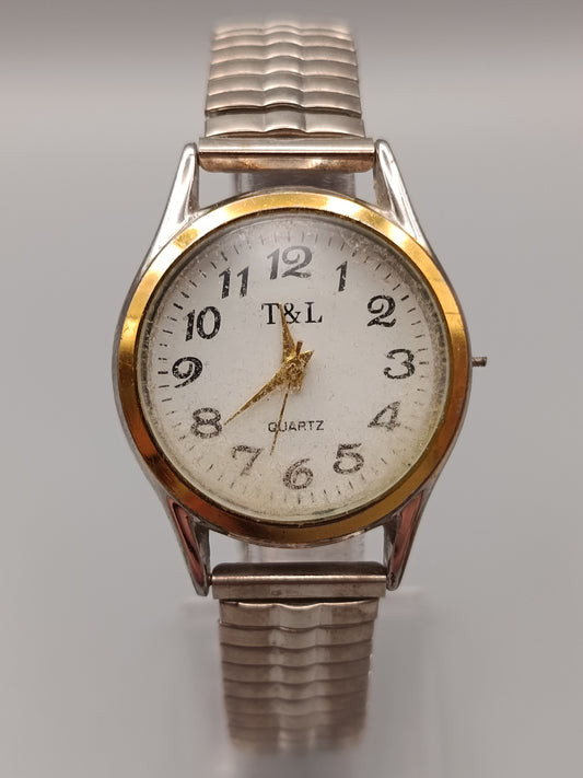 Klassische TundL Damen Uhr Bicolor Design