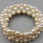 Breites Damen Perlenarmband  Elegantes Design
