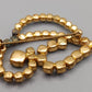 Elegante Strass Brosche in Gold-Optik  Vintage Design