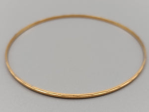 Schlichter Damen Armreif in Gold-Optik Armschmuck