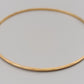 Schlichter Damen Armreif in Gold-Optik Armschmuck