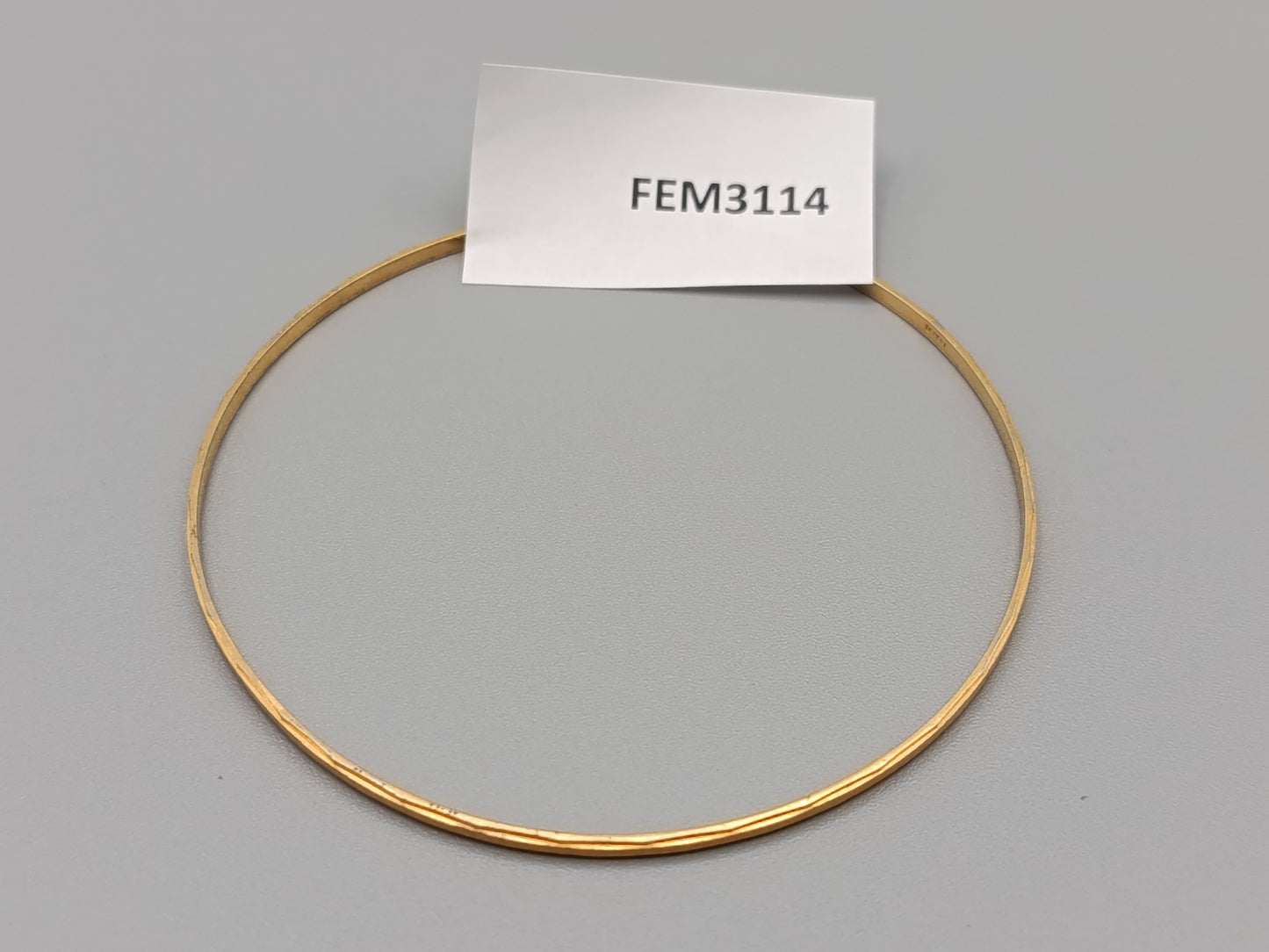 Schlichter Damen Armreif in Gold-Optik Armschmuck