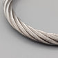 Markanter Damen Armreif im Kabel-Design