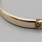 Klassischer Damen Armreif in Gold-Optik Armschmuck