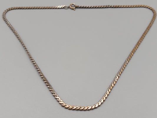 Elegante Damen Kette in Silber-Optik Klassisch