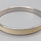 Eleganter Damen Armreif mit cremefarbenem Emaille-Inlay
