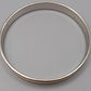 Eleganter Damen Armreif mit cremefarbenem Emaille-Inlay