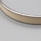 Eleganter Damen Armreif mit cremefarbenem Emaille-Inlay