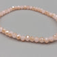 Damen Armband in Rosé Elastisches Perlenarmband