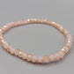 Damen Armband in Rosé Elastisches Perlenarmband