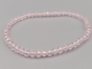 Elegantes Damen Armband in Hellrosa Elastisch