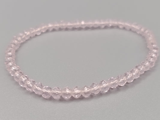 Elegantes Damen Armband in Hellrosa Elastisch