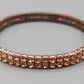 Elegantes Strass Damen Armband in Roségold-Optik