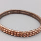 Elegantes Strass Damen Armband in Roségold-Optik