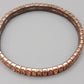 Elegantes Strass Damen Armband in Roségold-Optik