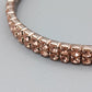 Elegantes Strass Damen Armband in Roségold-Optik