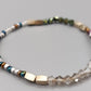 Buntes Damen Armband mit Stein- und Glasperlen