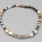 Buntes Damen Armband mit Stein- und Glasperlen