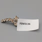 Funkelnde Vintage Damen Brosche mit Strasssteinen