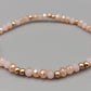 Zartes Damen Arm Band in Rosé und Gold