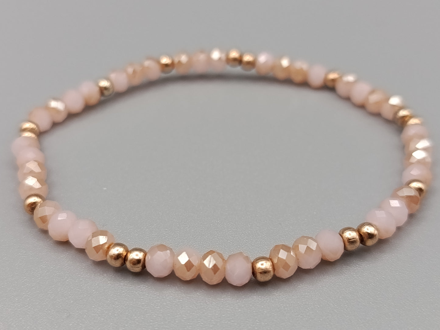 Zartes Damen Arm Band in Rosé und Gold