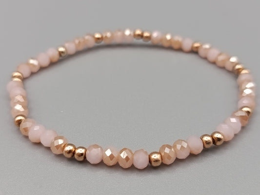 Zartes Damen Arm Band in Rosé und Gold