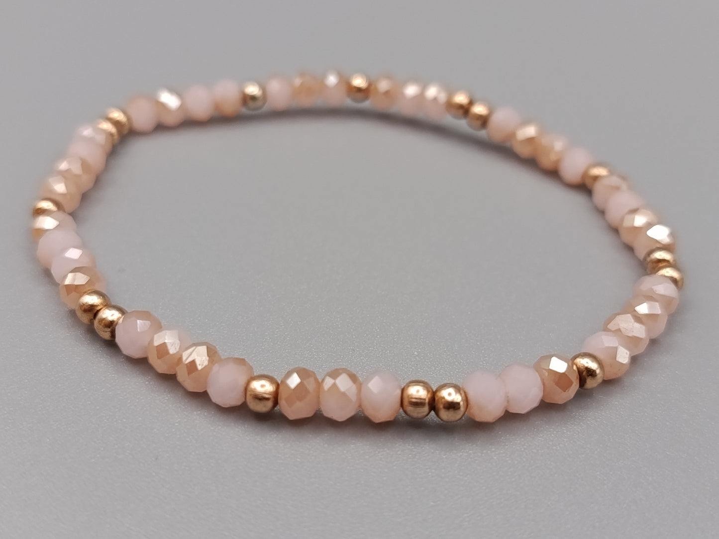 Zartes Damen Arm Band in Rosé und Gold