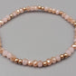 Zartes Damen Arm Band in Rosé und Gold