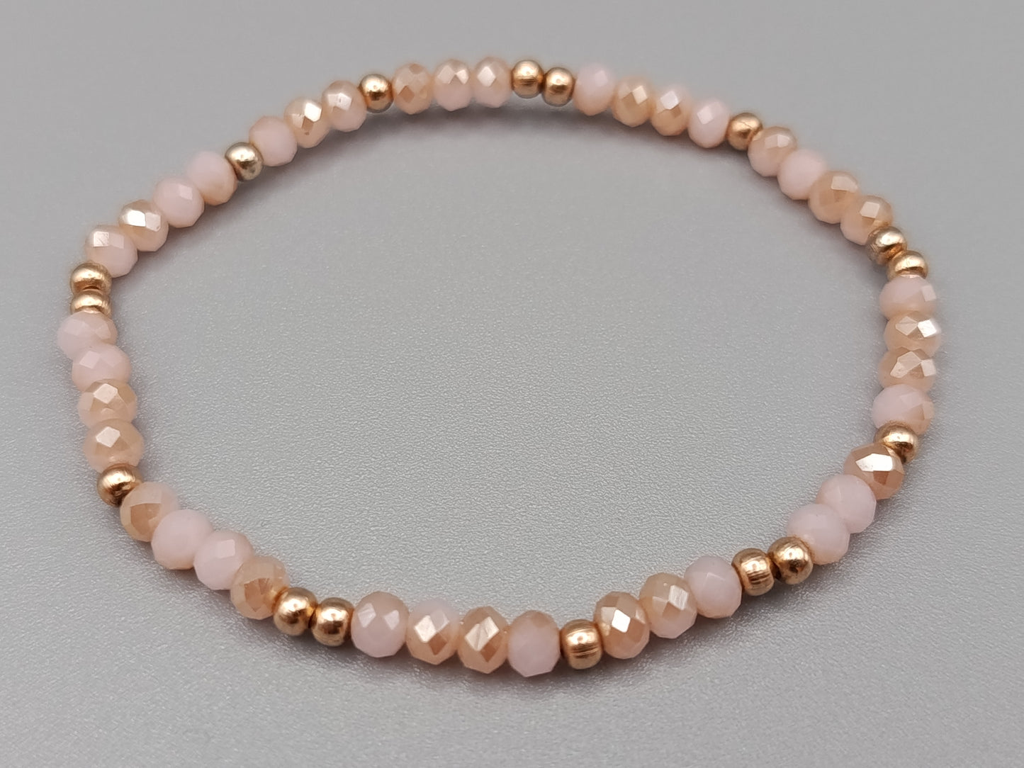 Zartes Damen Arm Band in Rosé und Gold