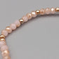 Zartes Damen Arm Band in Rosé und Gold
