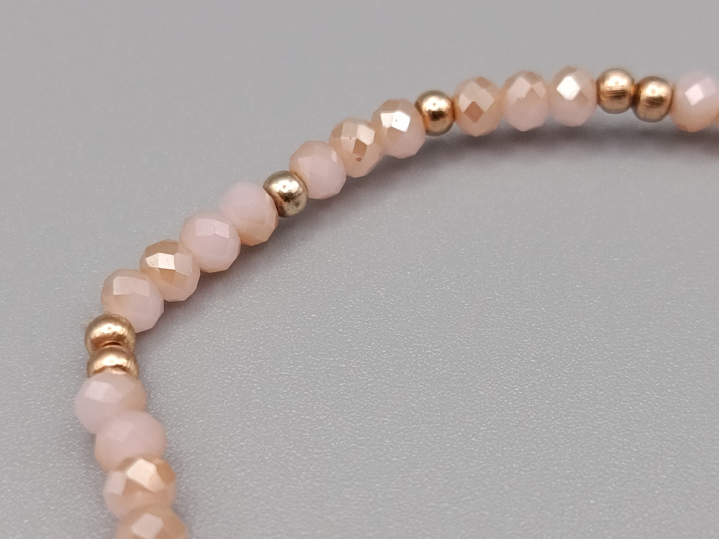 Zartes Damen Arm Band in Rosé und Gold