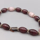 Stilvolles Damen Armband mit ovalen Perlen
