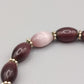 Stilvolles Damen Armband mit ovalen Perlen