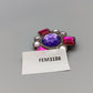 Moderne Damen Brosche Farbenfroher Strass Schmuck