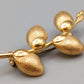 Elegante Brosche Goldfarbener Vintage Schmuck