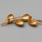 Elegante Brosche Goldfarbener Vintage Schmuck