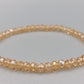 Eleganter Damen Elastisches Kristallperlen Armband