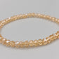 Eleganter Damen Elastisches Kristallperlen Armband