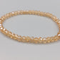 Eleganter Damen Elastisches Kristallperlen Armband