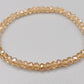 Eleganter Damen Elastisches Kristallperlen Armband