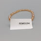Eleganter Damen Elastisches Kristallperlen Armband
