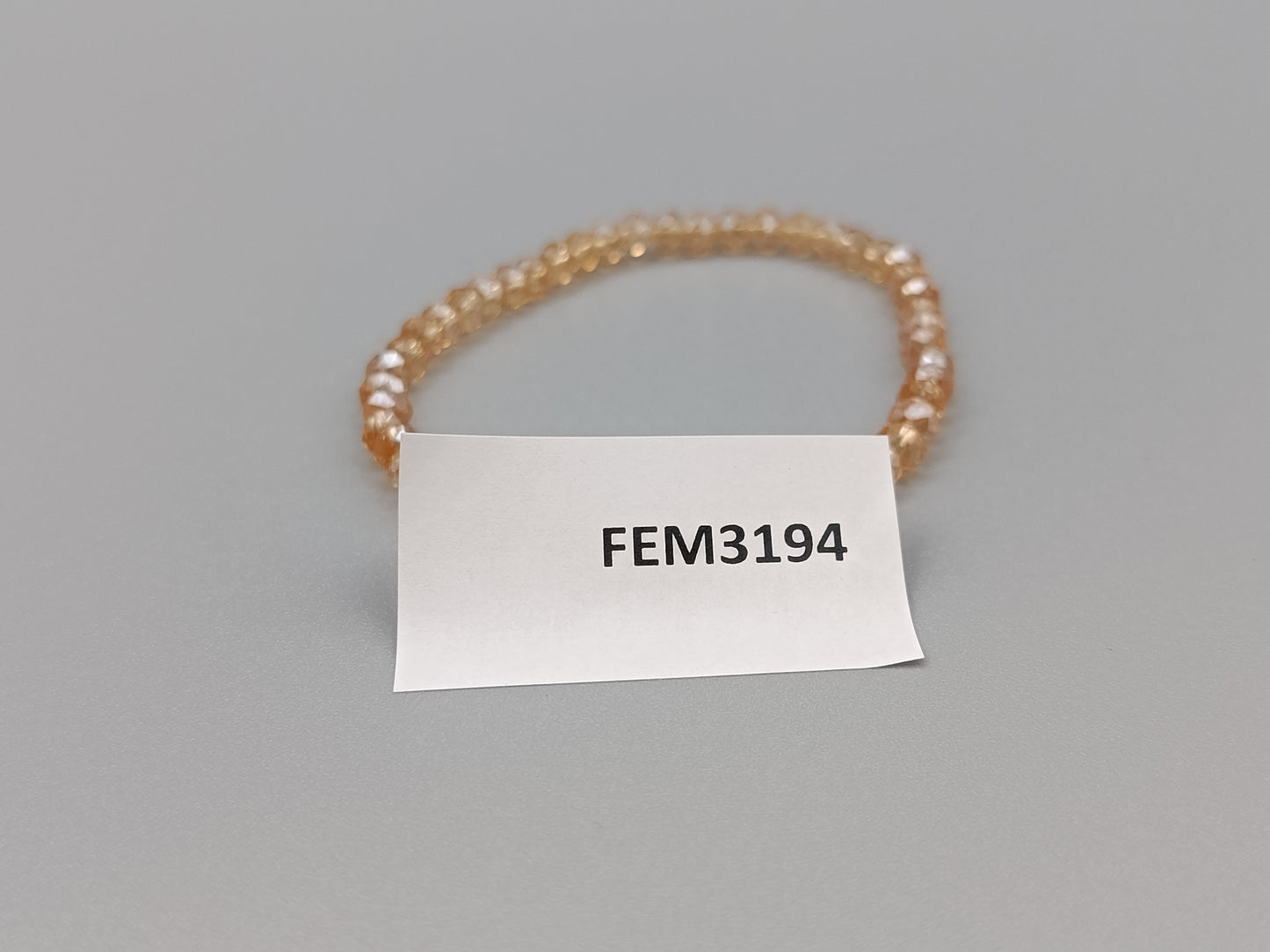 Eleganter Damen Elastisches Kristallperlen Armband