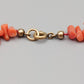 Stilvolles Damen Armband Rote Korallen Vintage Design