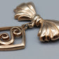Elegante Schleifen Brosche in Goldoptik Vintage