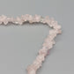 Stilvolle Rosenquarz Naturstein Damen Kette in Rosé