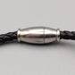 Elegantes Leder Armband in Schwarz Stilvoller Armrei
