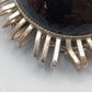 Elegante Vintage Brosche mit großem stein