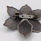 Filigrane Blumen Brosche Elegantes Vintage Design