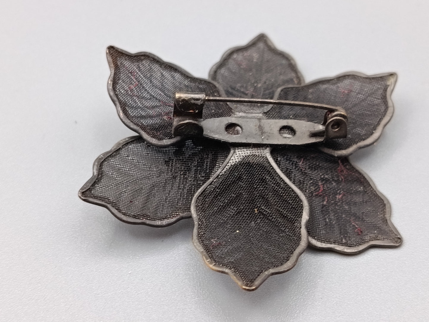 Filigrane Blumen Brosche Elegantes Vintage Design